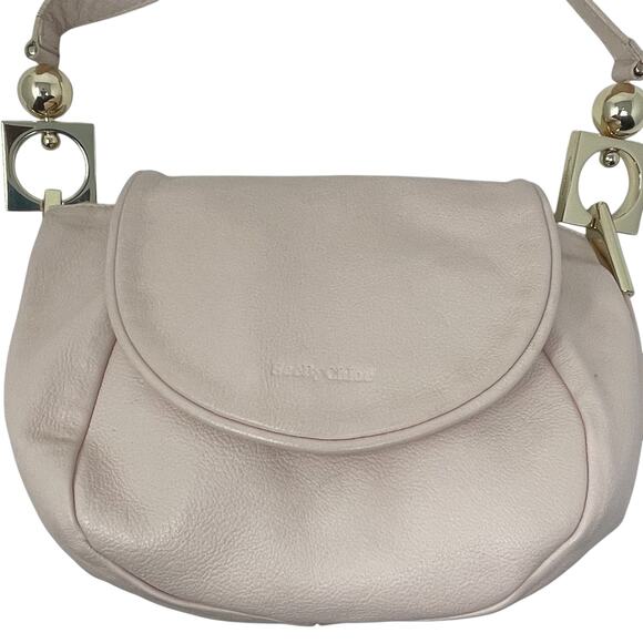 See by Chloe Lena Leather Messenger Bag - Pale/Light Pink - Crossbody - Picture 4 of 9